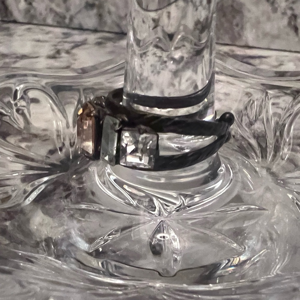 Sorrelli Adjustable 5 Stone Ring - Picture 2 of 8